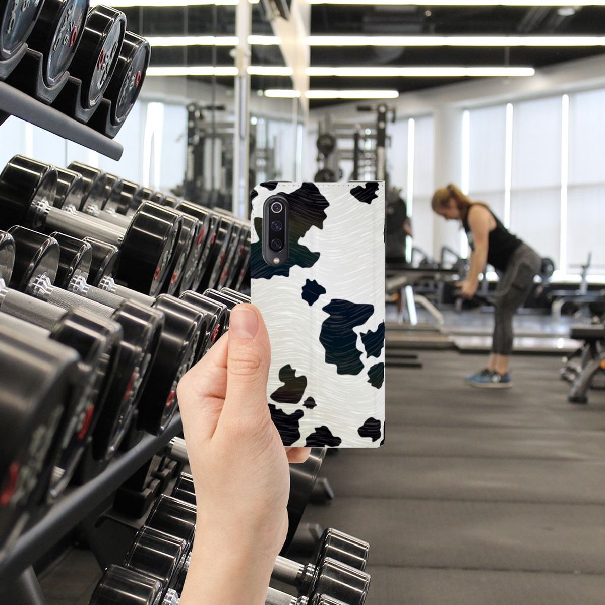 Xiaomi Mi 9 Hoesje maken Koeienvlekken