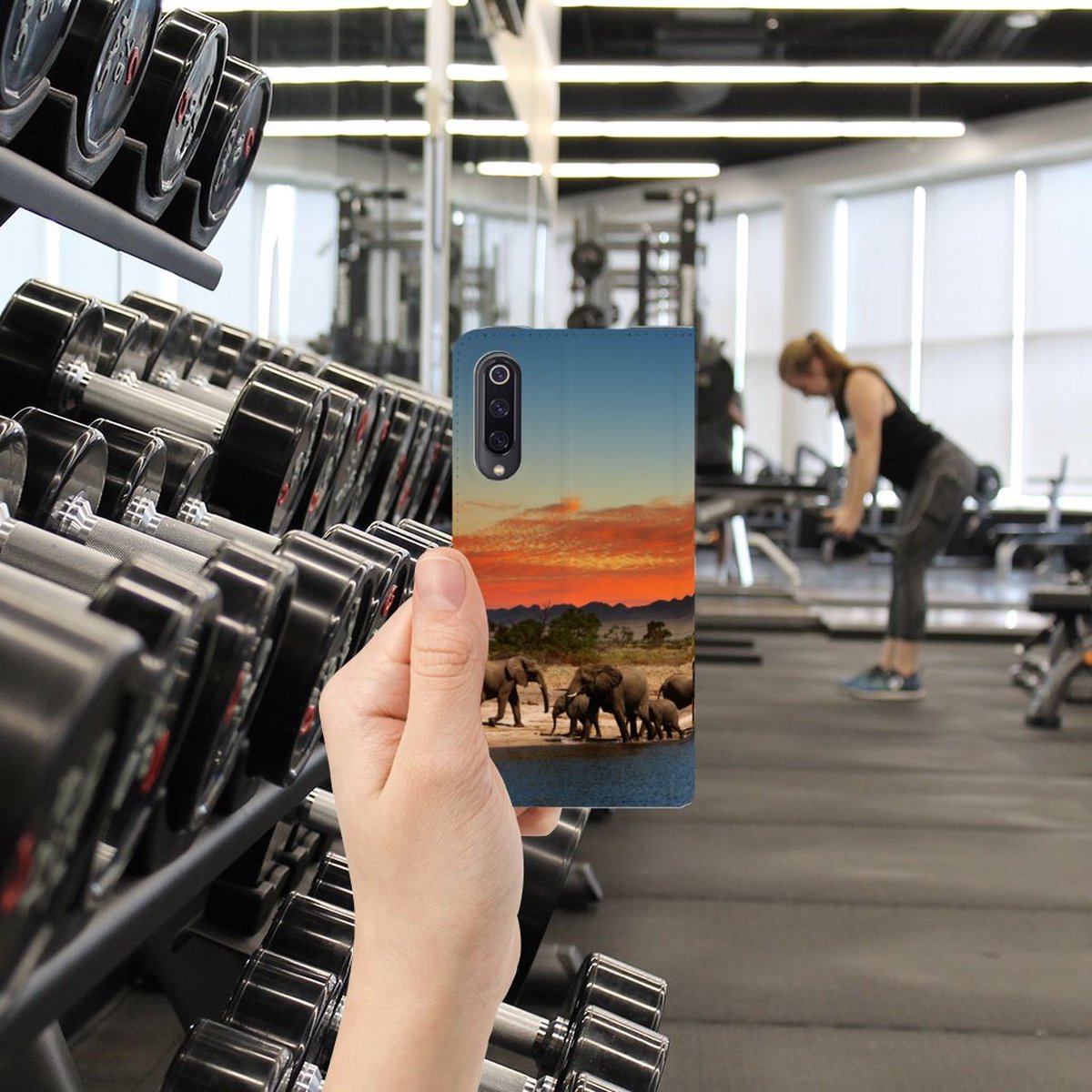 Xiaomi Mi 9 Hoesje maken Olifanten