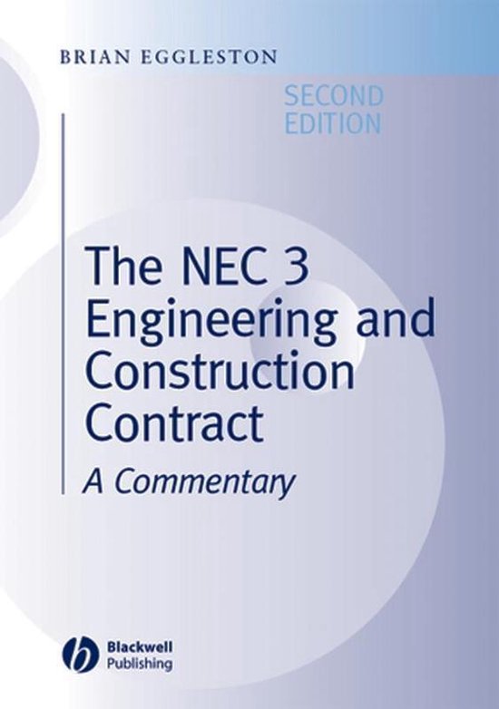 The Nec 3 Engineering And Construction Contract, Brian Eggleston ...
