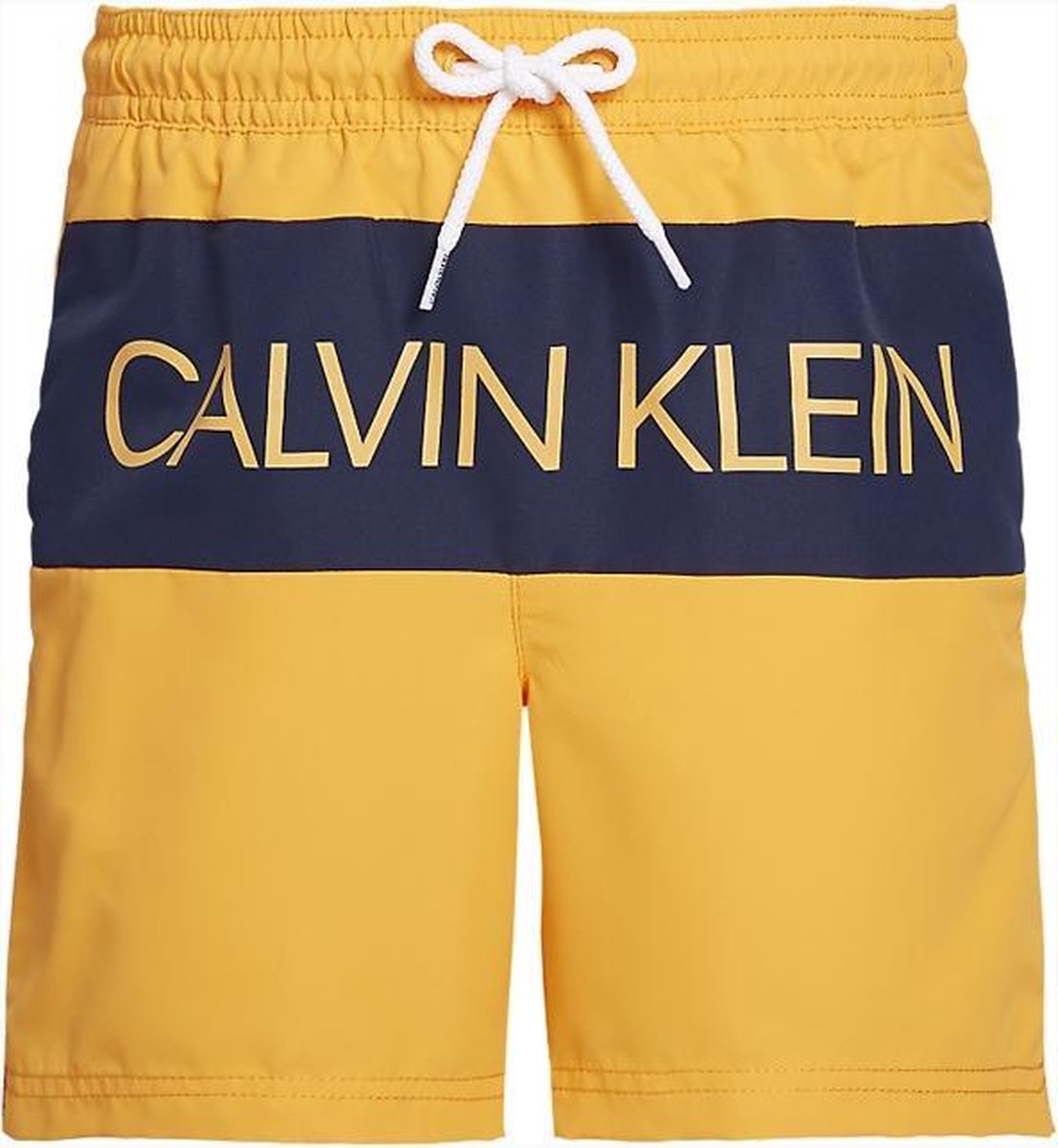Calvin Klein jongens zwembroek medium drawstring - blazing orange-164-176 |  bol.com
