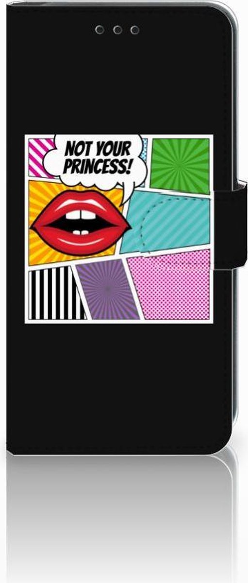 Book Case voor Xiaomi Mi A2 Lite Wallet Case met Pasjes Popart Princess