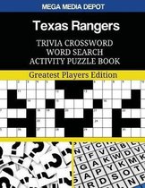 Texas Rangers Trivia Crossword Word Search Activity Puzzle Book