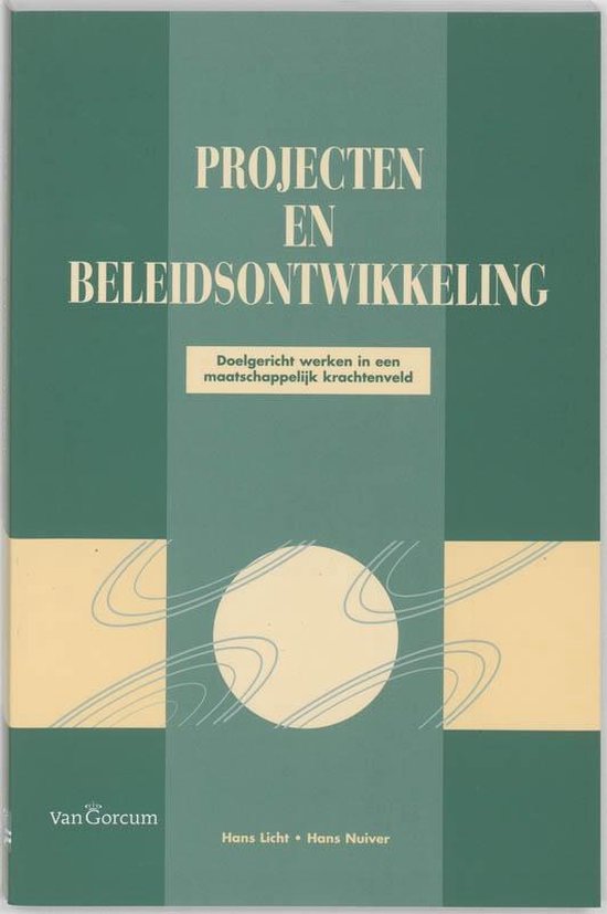Cover van het boek 'Projecten en beleidsontwikkeling / druk 3' van G.J. Licht en H. Licht