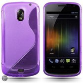Comutter Silicone hoesje Samsung Galaxy Nexus i9250 paars