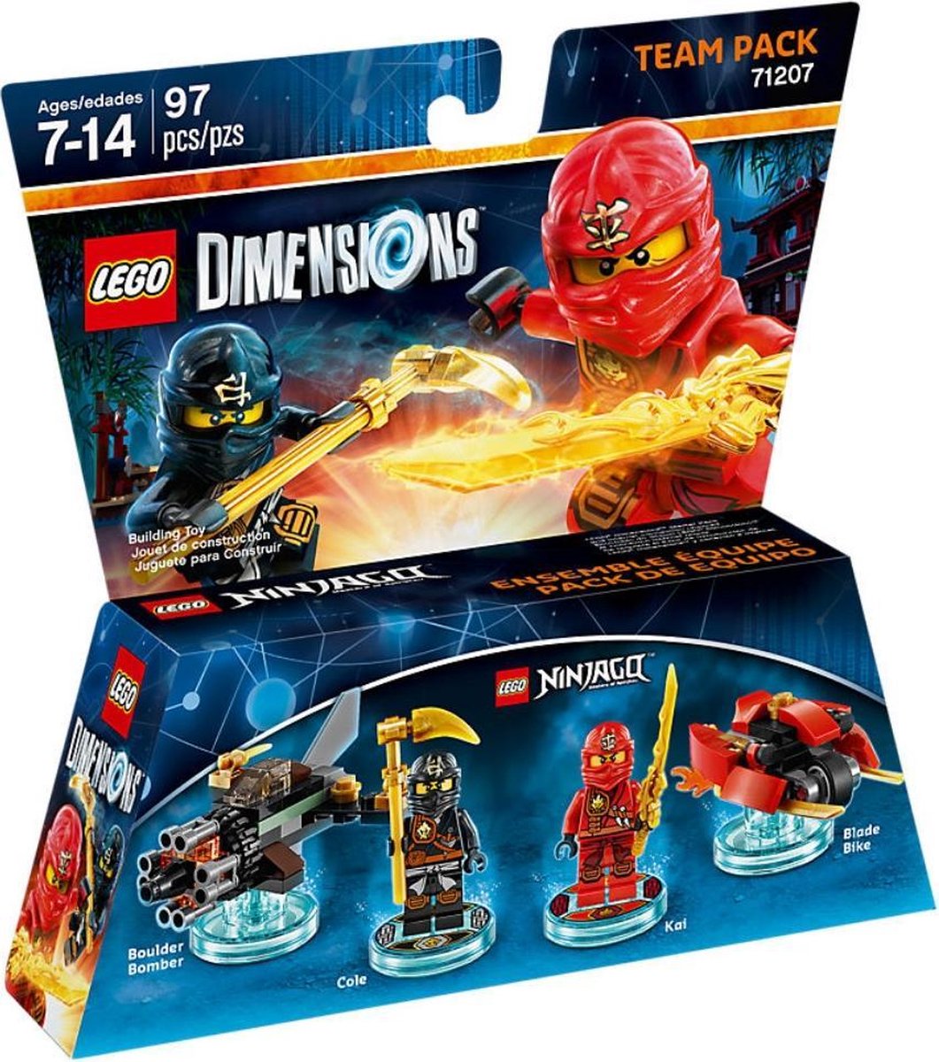 LEGO DIMENSIONS NINJAGO Team Pakket - Merkloos