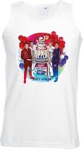 Wit Toppers in concert 2019 officieel singlet/ mouwloos shirt heren - Officiele Toppers in concert merchandise S