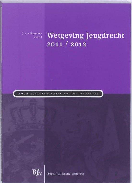 Wetgeving Jeugdrecht 2011/2012 - cover