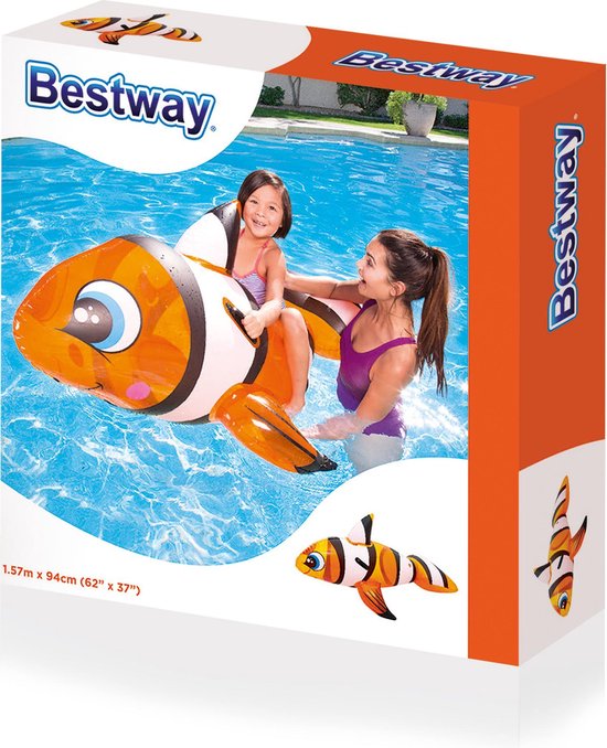 Bestway Clownvis - Opblaasfiguur