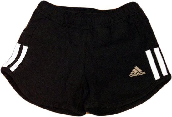 Adidas Kinder Sport short - Black/Wit - 128 | bol.com