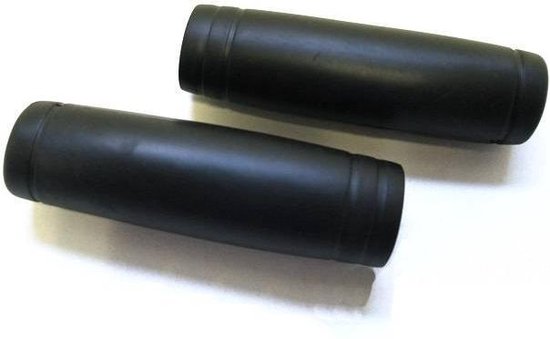 Fiets handvatten Rubber - Zwart - 22x110mm | bol.com