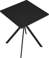 Stijlvolle eettafel - rechthoekig - 60x60cm - zwart