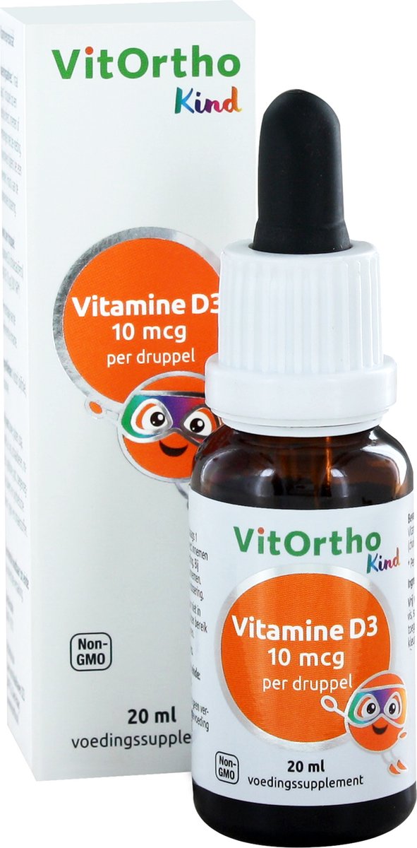 Goedkoopste VitOrtho Vitamine D3 10mcg (Kind) 20 Milliliter