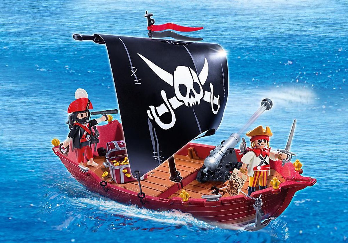 PLAYMOBIL Pirates Piratenzeilboot - 5298 | bol.com