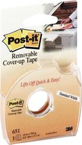 Post-it® Label- & Correctietape, Dispenser, 4,21 mm x 17,7 m