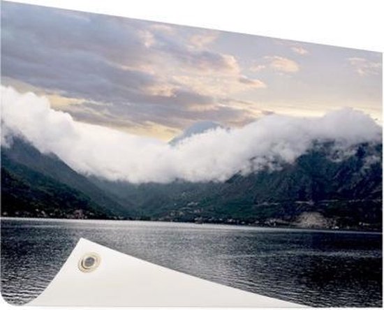 Bay in Montenegro Garden poster 200x100 cm - Toile de jardin / Toile d'extérieur / Peintures d'extérieur (décoration de jardin) XXL / Groot format!