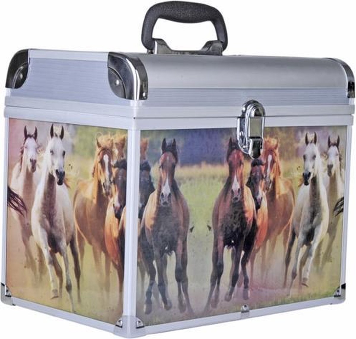 beroerte Mijlpaal Verslaggever HKM Poetsbox Aluminium Horses | bol.com