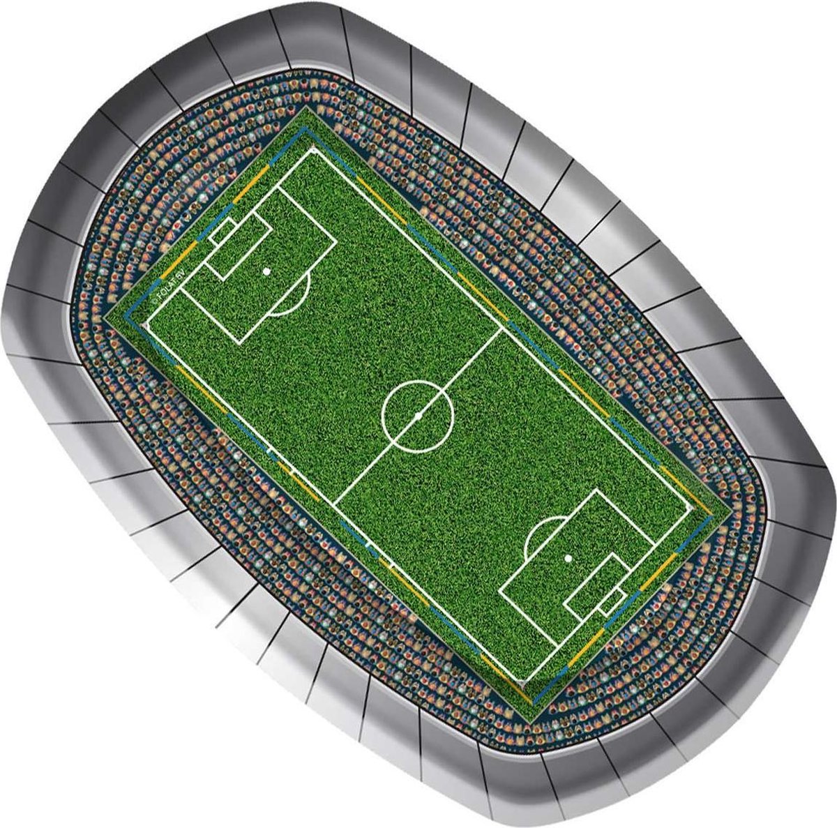 Folat Bordjes soccer party 23 cm 8 stuks