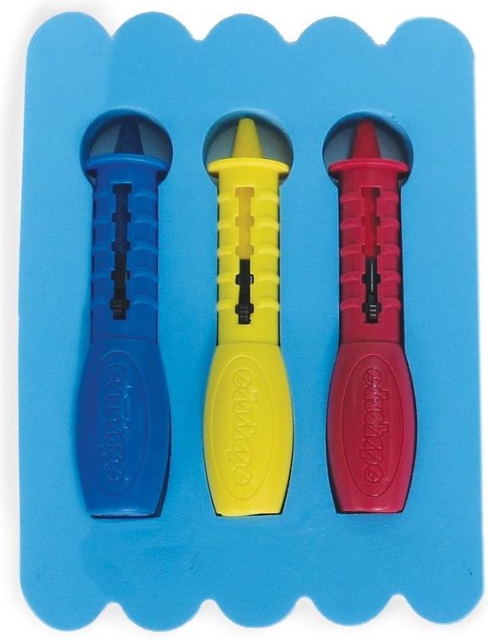 Soap Crayons & Foam Holder (3 pcs )