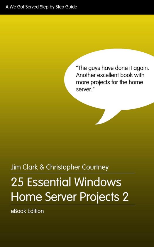 25 Essential Windows Home Server Projects Vol. 2 - cover
