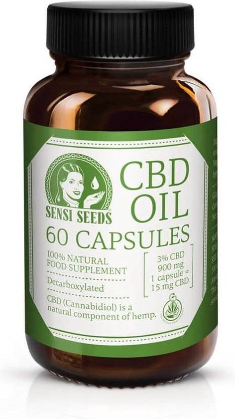 Sensi Seeds CBD Capsules 15mg | bol.com