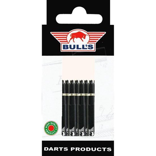 5-Pack NYLON shaft In Between+ Ring - Black van Target Darts — afbeelding 2