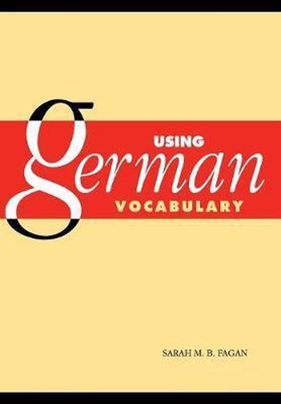 Using German Vocabulary - cover