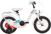 Kinderfiets - 12 inch -  S'COOL niXe steel 12 white/blue/red