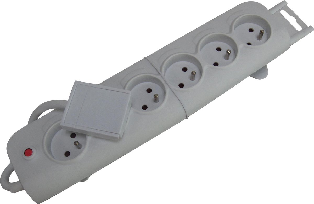PROFILE Basic Line meervoudig stopcontact - met platte stekker - 6-voudig -  PENAARDE -... | bol.com