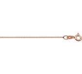 The Jewelry Collection Ketting Anker 0,8 mm - Roségoud (14 Krt.)