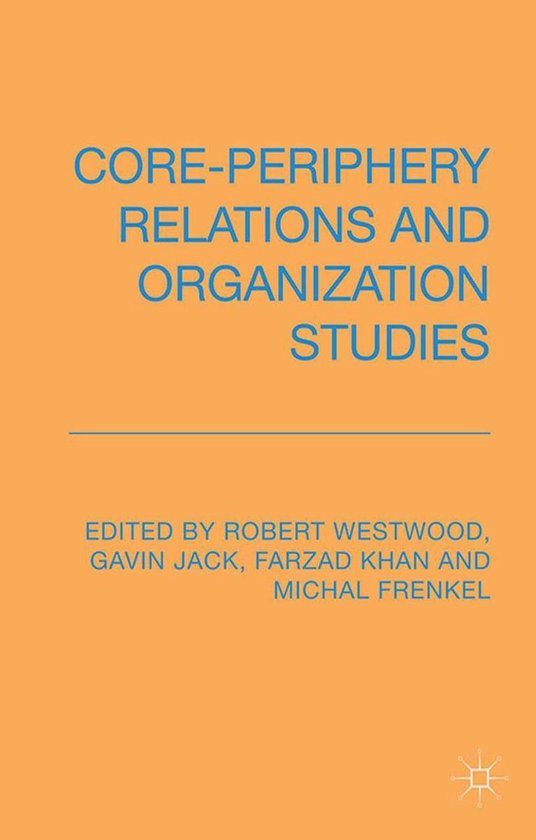Business and Management (R0) - Core-Periphery Relations and  ... - cover