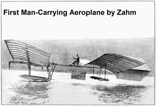 The First Man-Carrying Aeroplane - cover