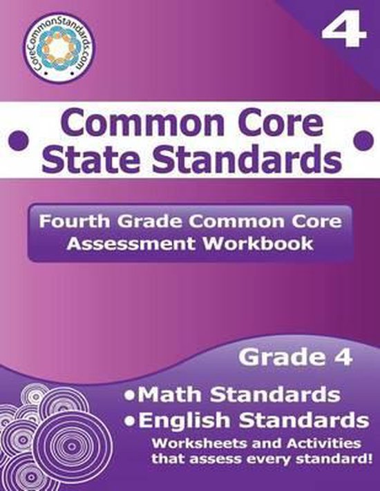 Fourth Grade Common Core Assessment Workbook - cover