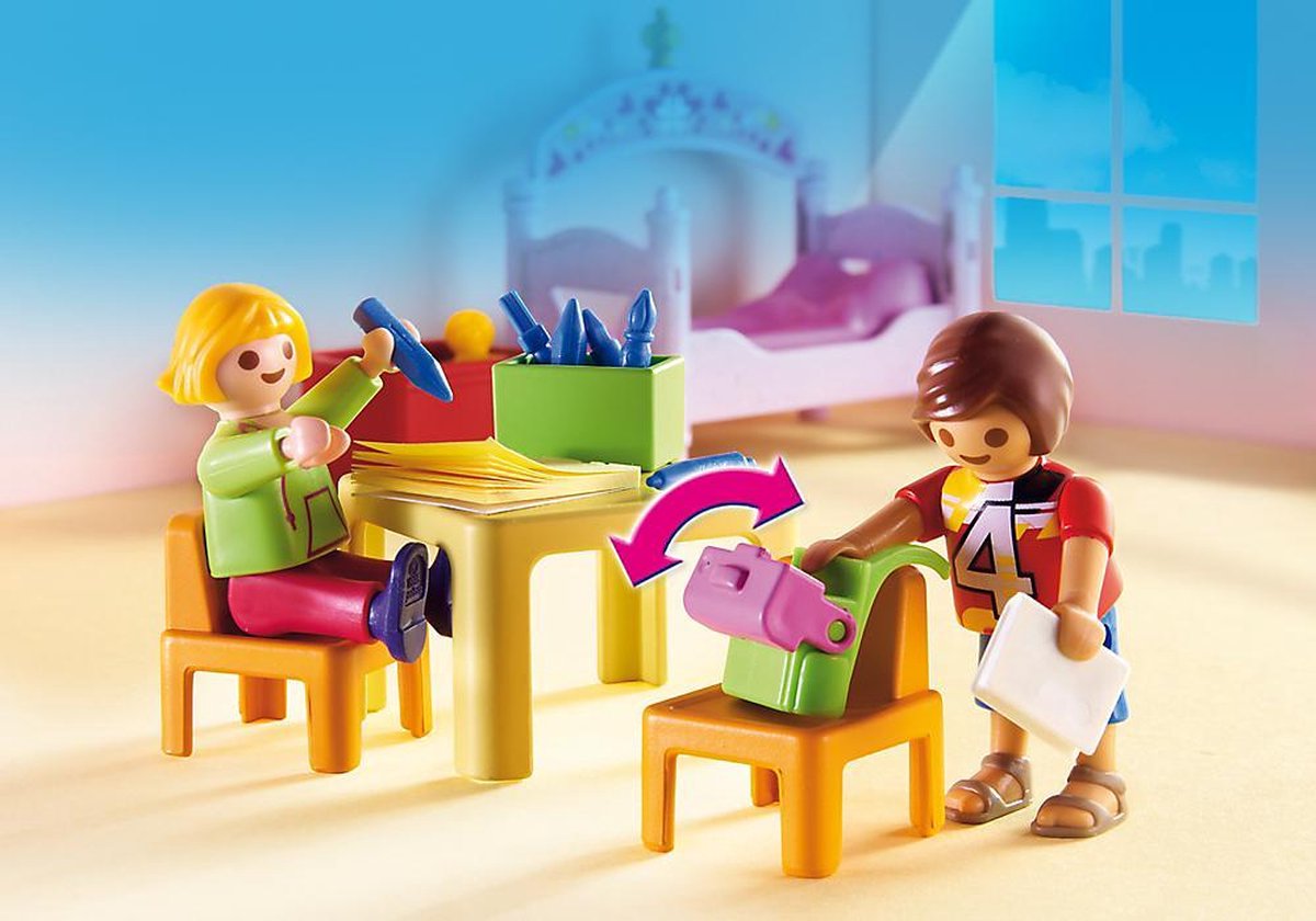 Playmobil Dollhouse Chambre d'enfants avec lits superposés | bol.com