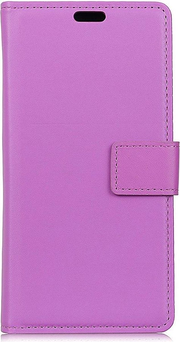 Shop4 - Geschikt voor Nokia 5.1 (2018) Hoesje - Wallet Case Business Paars
