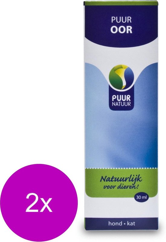 Foto: Puur natuur auris oorverzorgingmiddel 2 x 30 ml