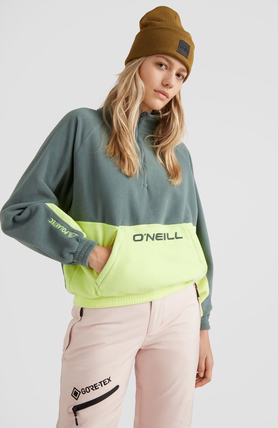 O'Neill Fleeces Women ORIGINALS FLEECE Balsem Groen Kleurblok L - Balsem Groen Kleurblok 100% Gerecycled Polyester