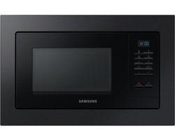 solo inbouw magnetron 20l 850w zwart - samsung - ms20a7013ab