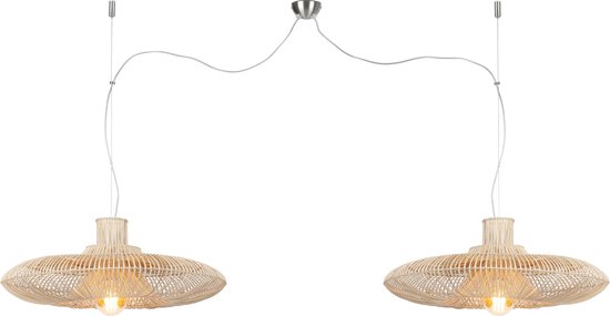 GOOD&MOJO - KALAHARI - Lampe à suspension - ⌀70 cm - 2 lumières - Naturel