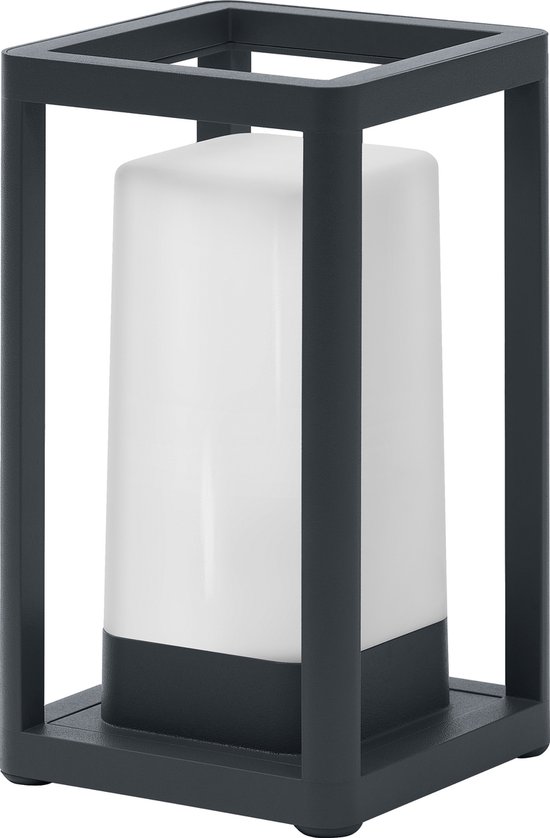 Ledvance Smart+ WiFi LED Tafellamp Buitenverlichting Donker Grijs 5W 270lm - 830 Warm Wit | RGBW - Powerbank USB
