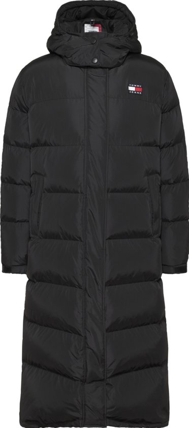 Tommy Jeans - Dames Jas winter Alaska Long Puffer Jacket - Zwart - Maat M