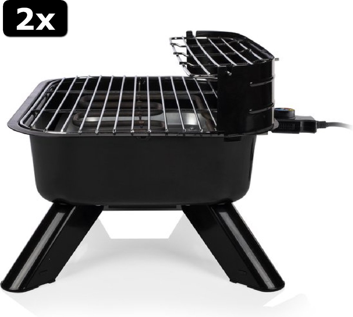 Princess Houtskool BBQ En Elektrische Barbecue - 112252 Hybride Barbecue Tafelmodel Gebruik Elektrisch Of Met Kolen Zwart 693670390d2d8210a10ecb9c