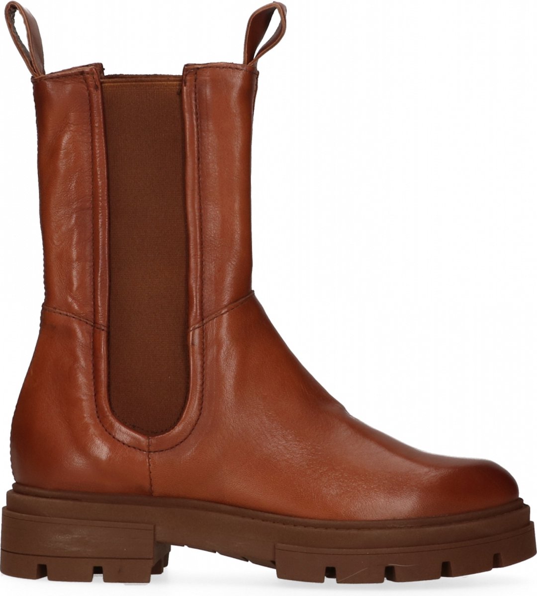 Van Dalen - CHELSEA BOOT LEER BEATRIX COGNAC - Sand - 36