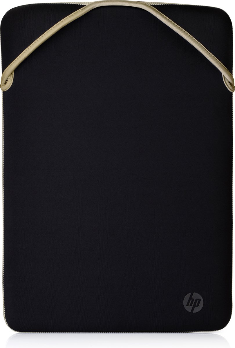 HP laptop sleeve Reversible 15.6 inch (Zwart/Goud)