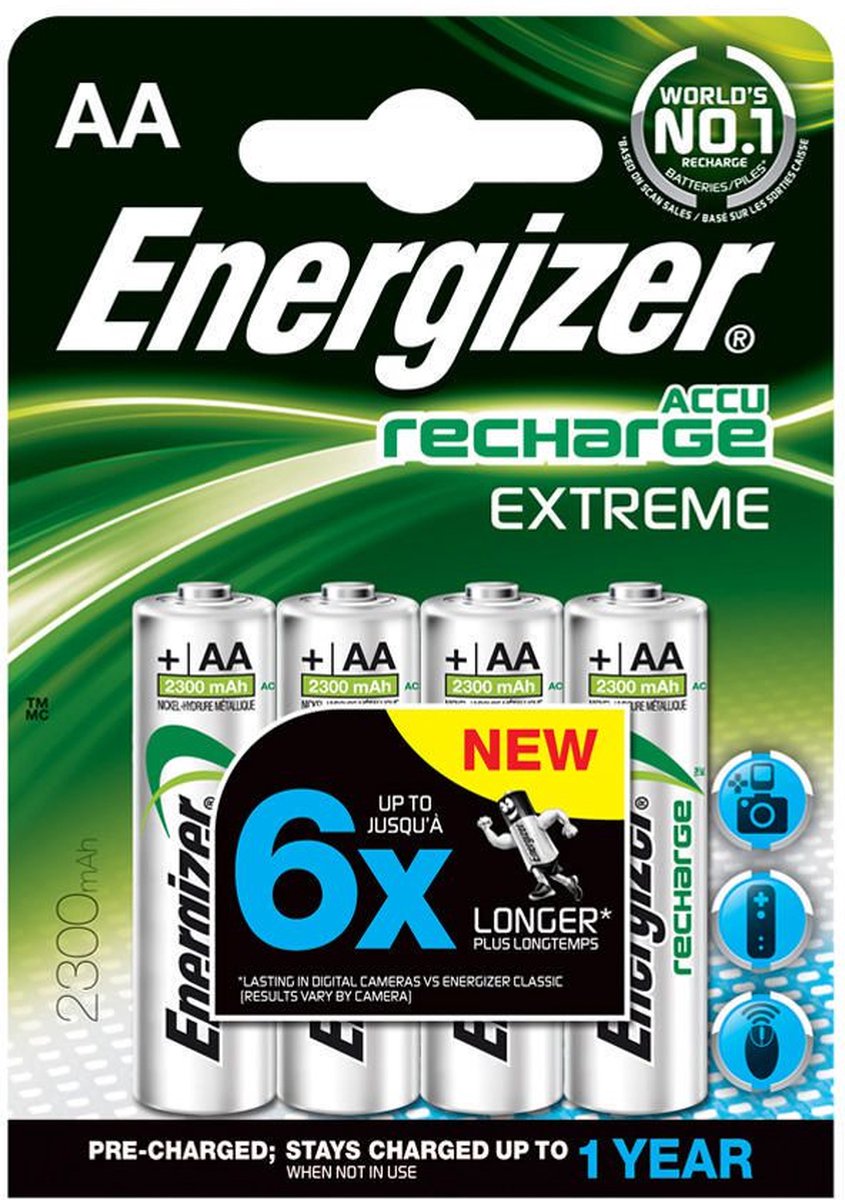 Energizer oplaadbare batterijen/accu's 625997