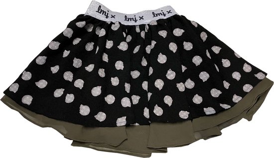 Little Miss Juliette Skirt Black Dot