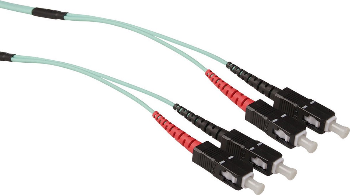 ACT RL5301 Glasvezel Patchkabel Duplex Ruggedized - SC/SC 50/125µm OM3 - 10 meter