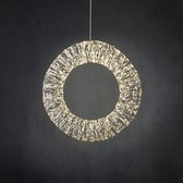 Luca Lighting Guirlande de Lumière avec Siècle des Lumières LED Witte Classique - Ø60 cm - Argent