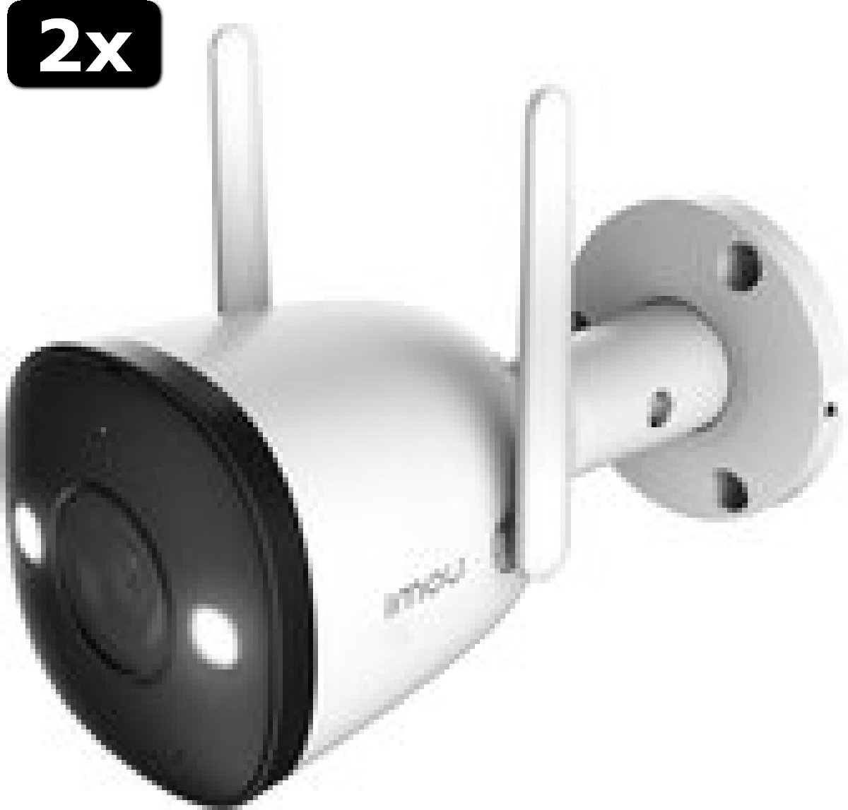 2x Imou Bullet 2 IP-camera - 4MP - Voor buiten - QHD (1440p)