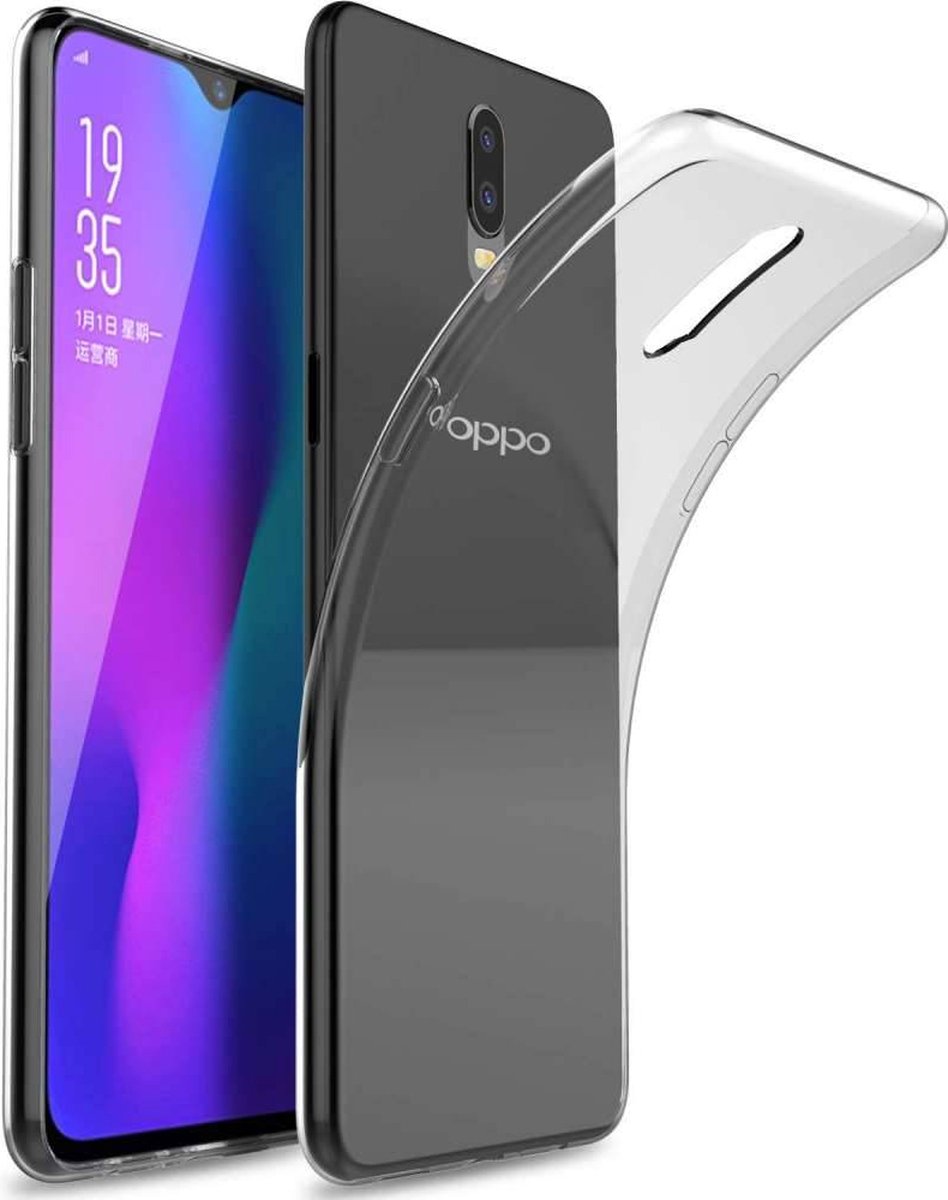 Shock Proof Case - Telefoonhoesje - Doorzichtig Hoesje voor Oppo RX17 Pro - Transparant Wit