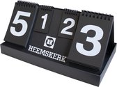 Tafeltennis Scorebord Heemskerk Pro Count - Tafeltennisaccessoire - Inklapbaar - met opbergdoos - met grote duidelijke cijfers in wit